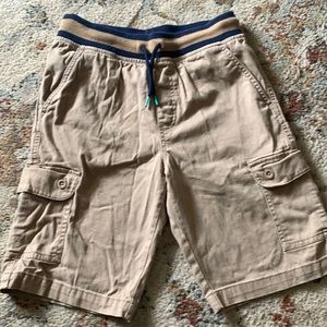 Boys khaki cargo shorts